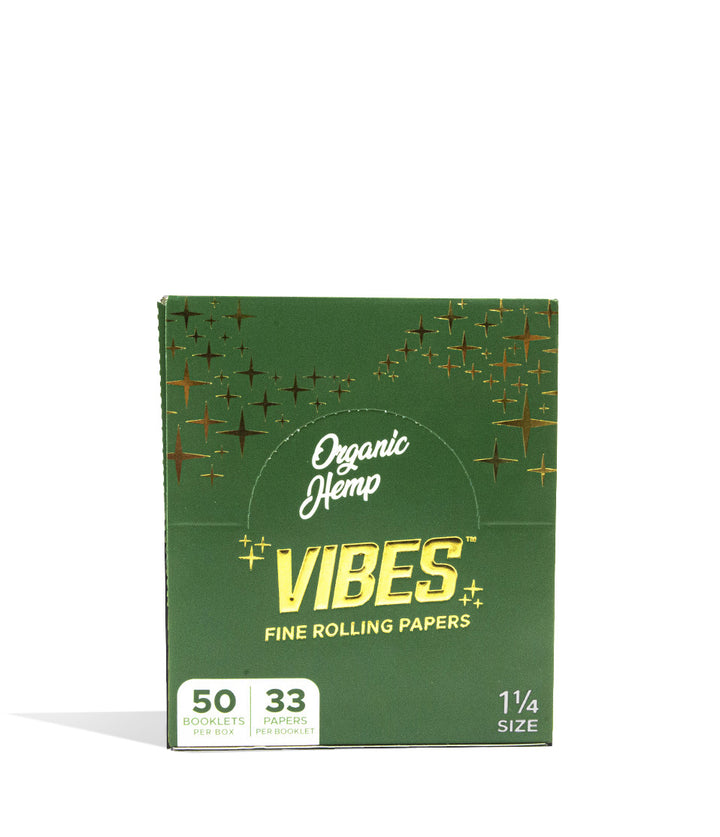 Organic Hemp 1 1/4 Vibes Fine Rolling Papers Papers 50pk of 33 in white background