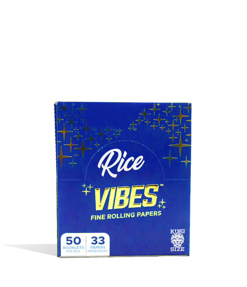 Rice King Size Vibes Fine Rolling Papers Papers 50pk of 33 in white background