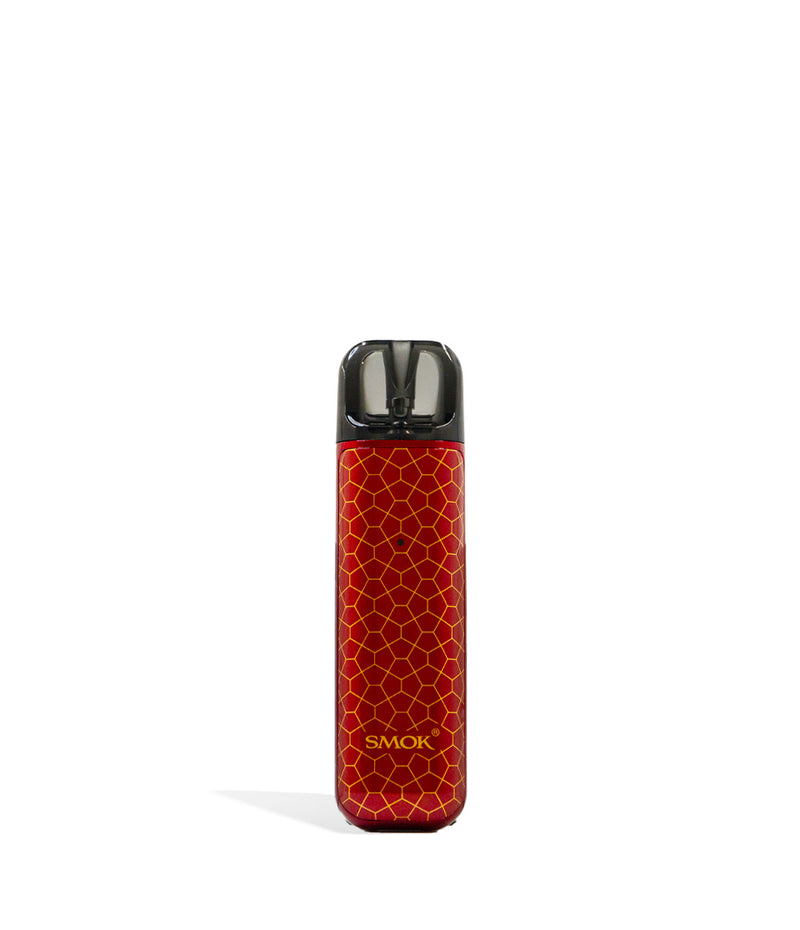 Red Armor Front View SMOK NOVO 2 S Ultra Portable Pod Vaporizer on white studio background