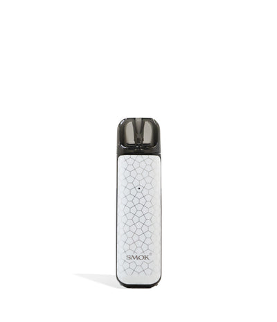 White Armor Front View SMOK NOVO 2 S Ultra Portable Pod Vaporizer on white studio background