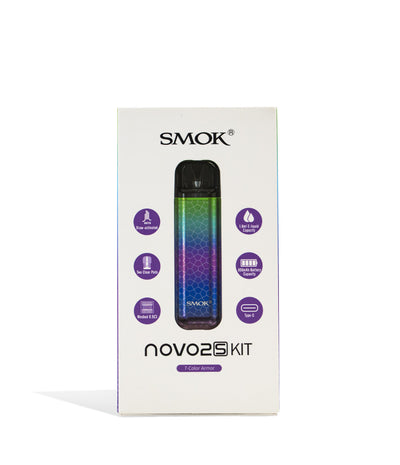 7 Color Armor Box SMOK NOVO 2 S Ultra Portable Pod Vaporizer on white studio background