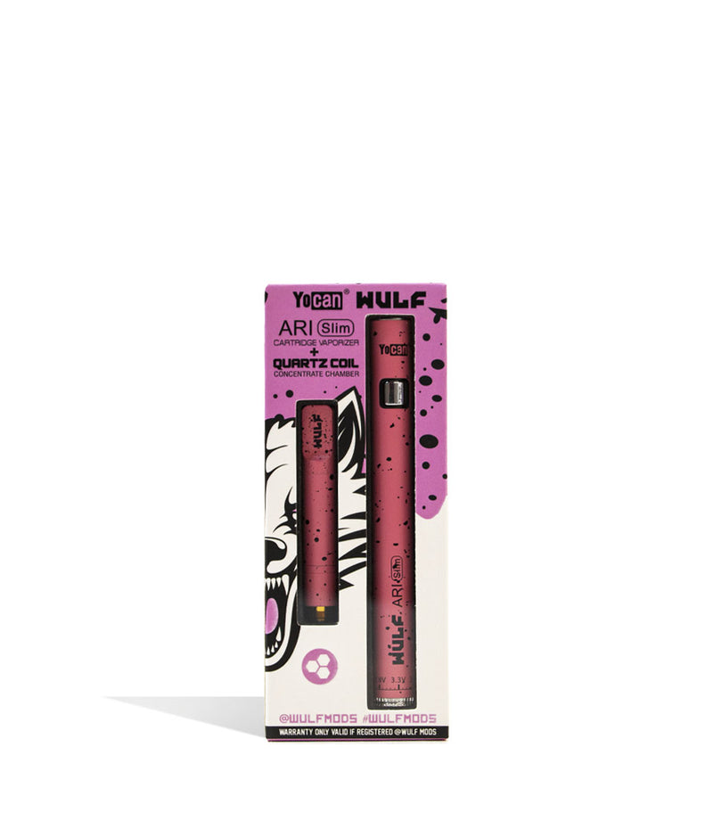 Wulf Mods ARI Slim Concentrate Kit 5pk Pink Black Spatter single pack on white background