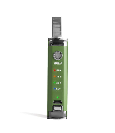 Green Face View Wulf Mods Duo 2 in 1 Cartridge Vaporizer on white background