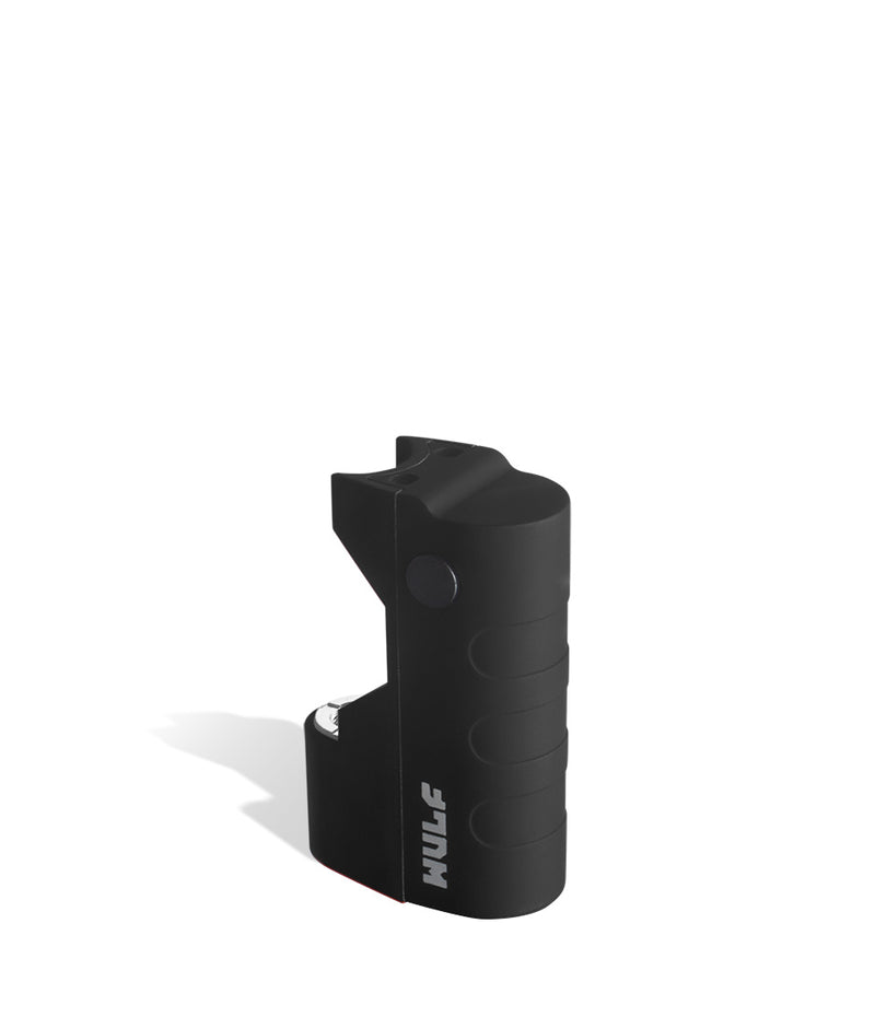 Black above Wulf Mods Micro Cartridge Vaporizer on white background
