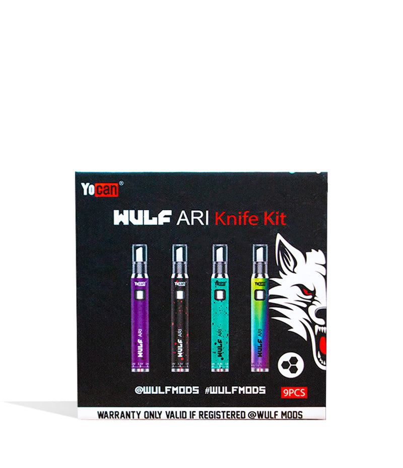 Wulf Mods Ari Knife Kit 9pk Packaging Front View on White Background
