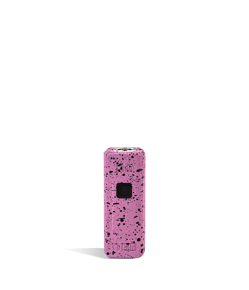 Pink Black Spatter Wulf Mods Kodo Cartridge Vaporizer 9pk on white background
