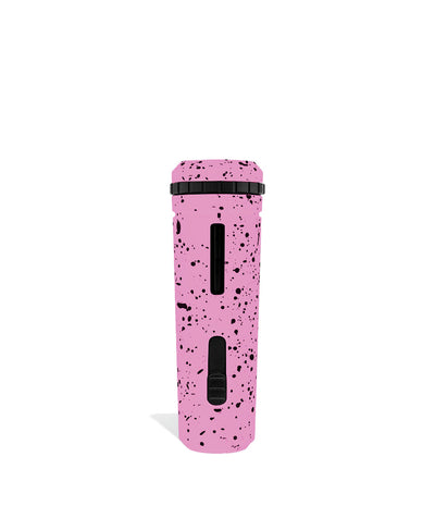 Pink Black Spatter back view Wulf Mods UNI Adjustable Cartridge Vaporizer on white studio background