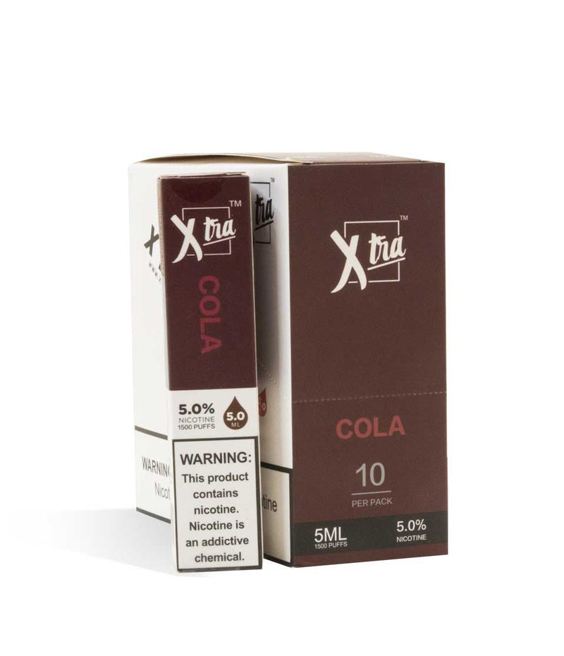 Cola XTRA Disposable Salt Device 10pk on white studio background
