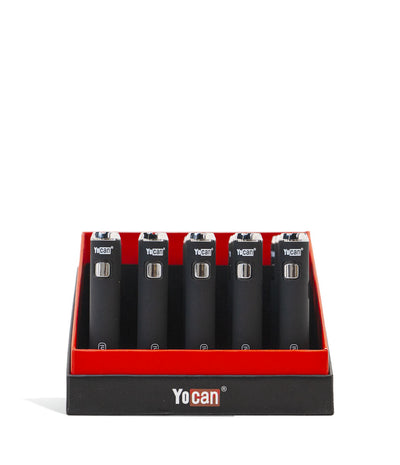 Black Yocan ARI MINI 400mah Cartridge Battery 20pk on white background
