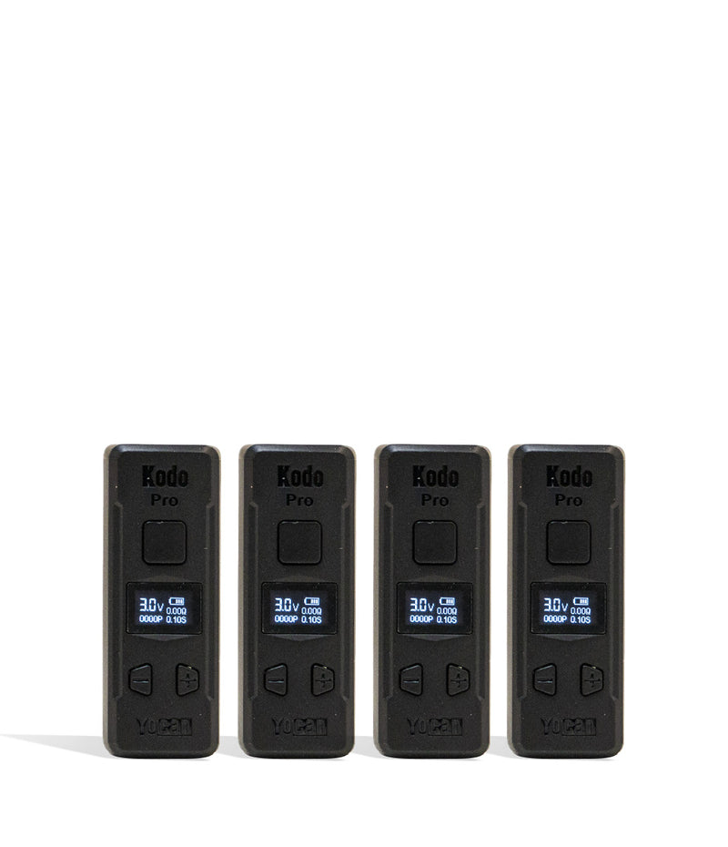 Yocan Kodo Pro Cartridge Vaporizer Black Color Options View on White Background