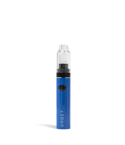 Blue Yocan Orbit Concentrate Vaporizer on white studio background