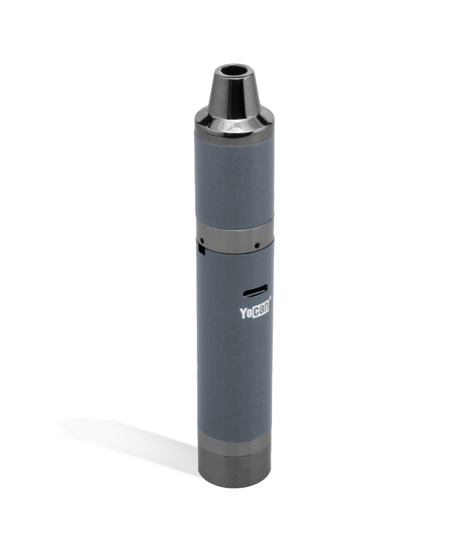 Grey angle Yocan Regen Advanced Concentrate Vaporizer on white studio background