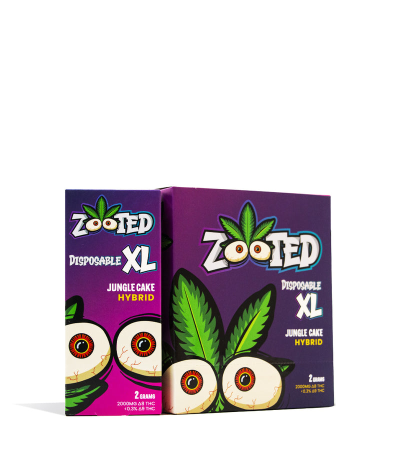 Jungle Cake Zooted 2g D8 | D9 XL Disposable 10pk on white background