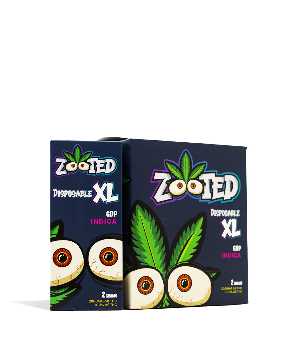 GDP Zooted 2g D8 | D9 XL Disposable 10pk on white background