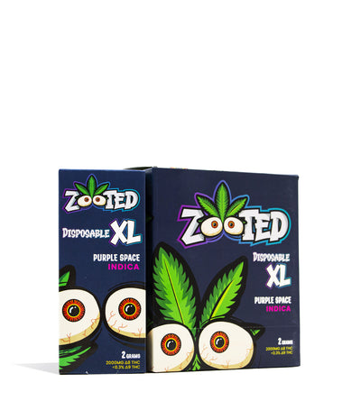 Purple Space Zooted 2g D8 | D9 XL Disposable 10pk on white background