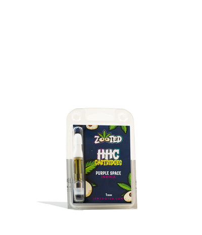 Purple Space Zooted 1G HHC Cartridge on white background