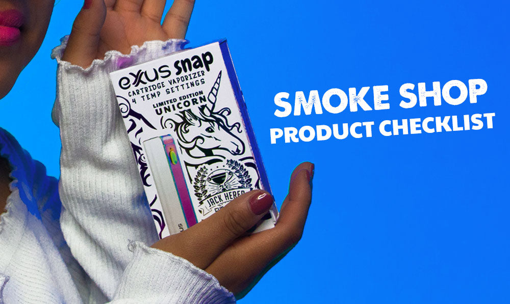 Smoke Shop Product Checklist