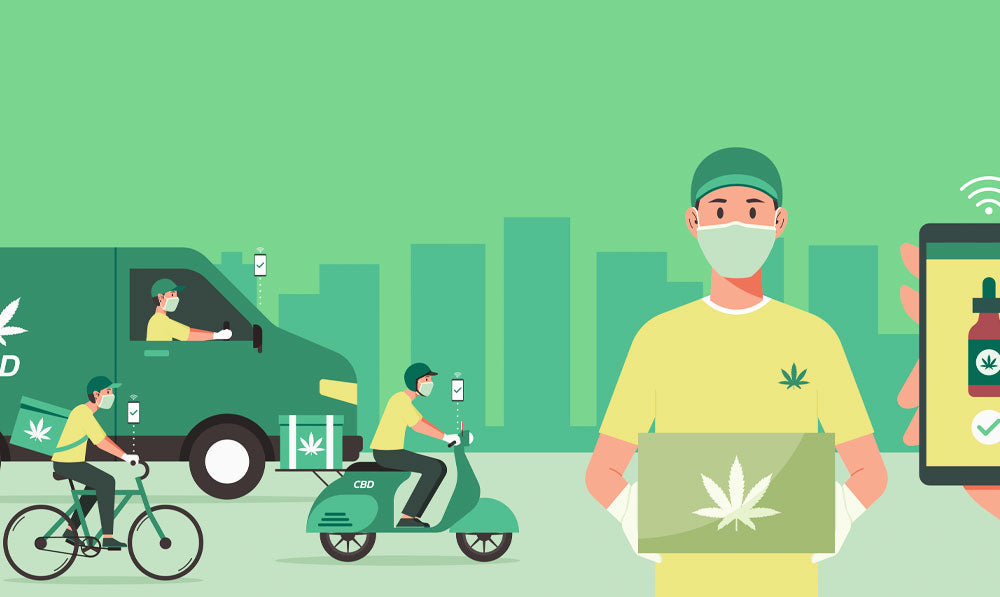 CBD delivery concept