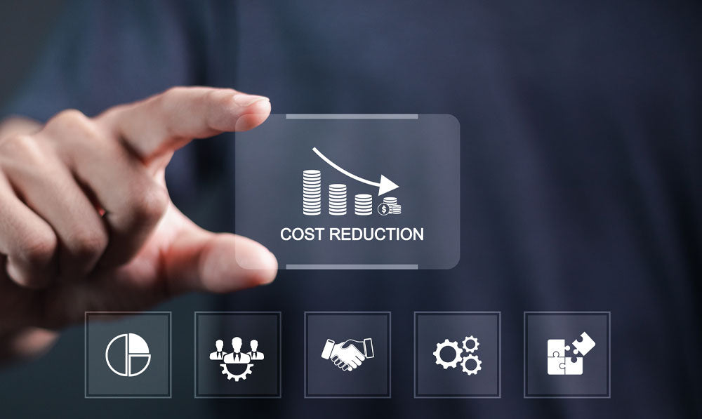 Cost Reduction icons being adjusted by professional