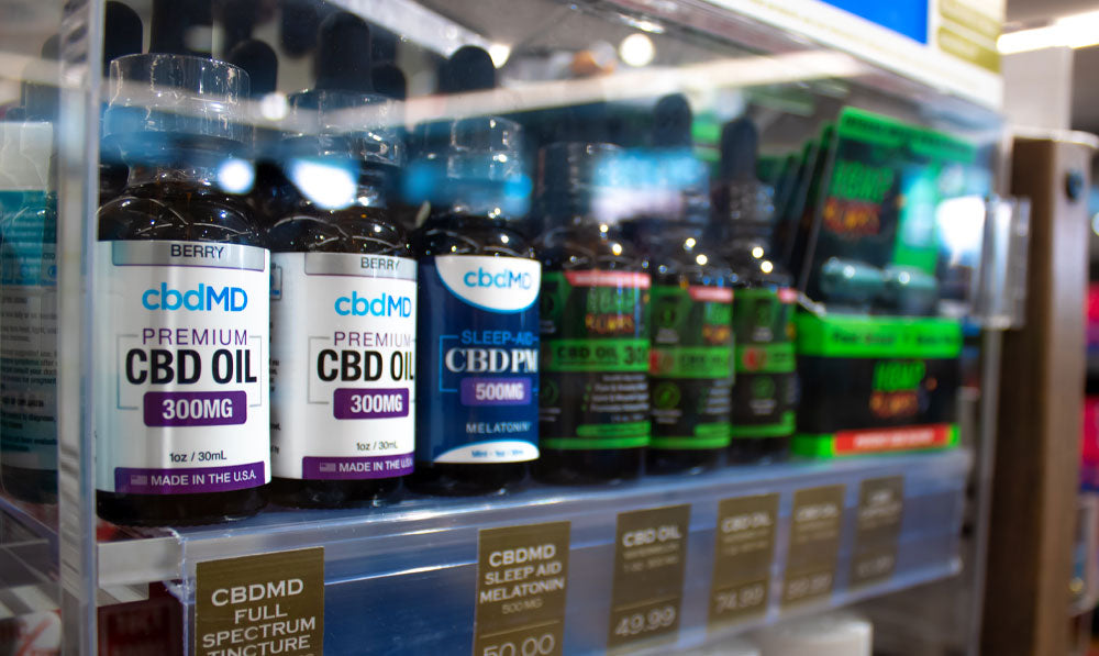 CBD Oil stored in temperature-safe room