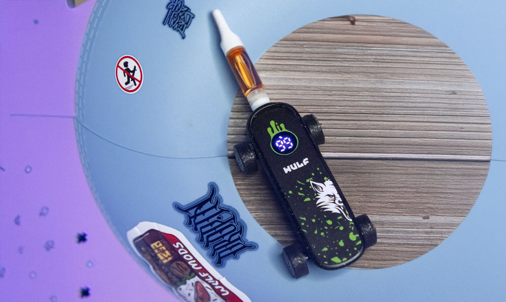 Wulf Deck in miniature skatepark