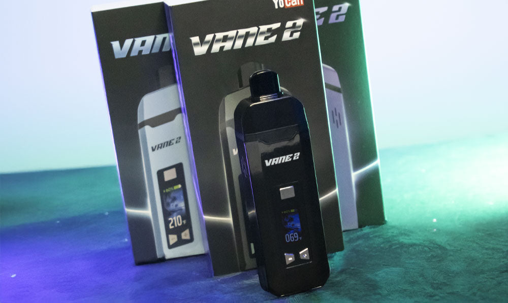 Yocan Vane 2 on colorful platform