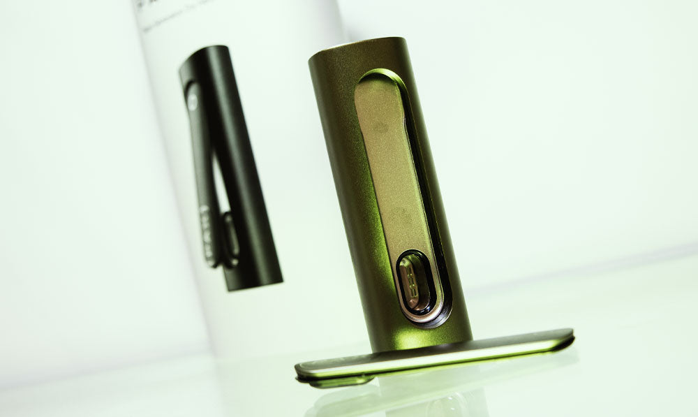 PAX Flow standing with back removed on glass platform