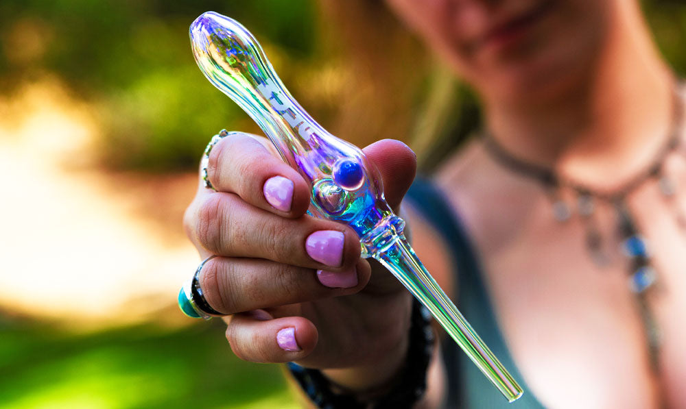 Woman Holding Wulf Arrow In Park