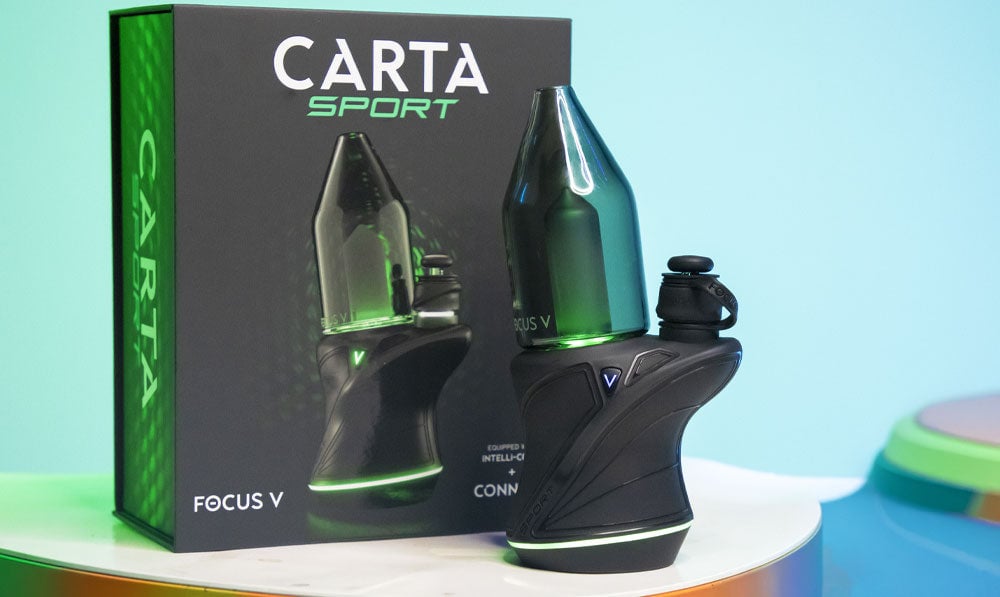 Focus V Carta Sport on colorful circular display platform