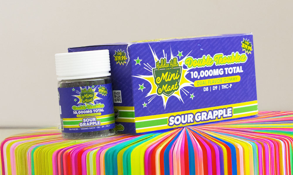 Hidden Hills Mini Mart Double Troublez Gummies Vibrant Platform