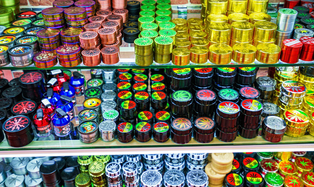 Smoke Shop Grinders Closeup