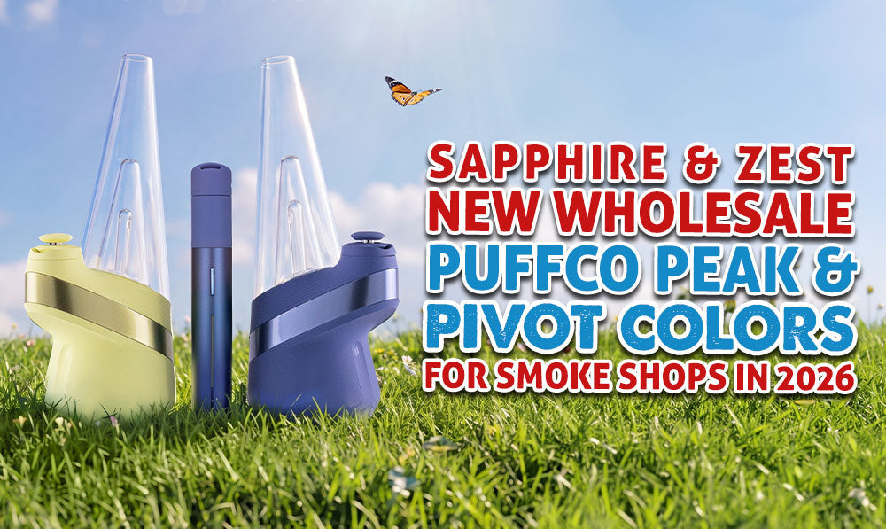 Sapphire & Zest: New Wholesale Puffco Peak And Pivot Colors For Smoke Shops In 2026