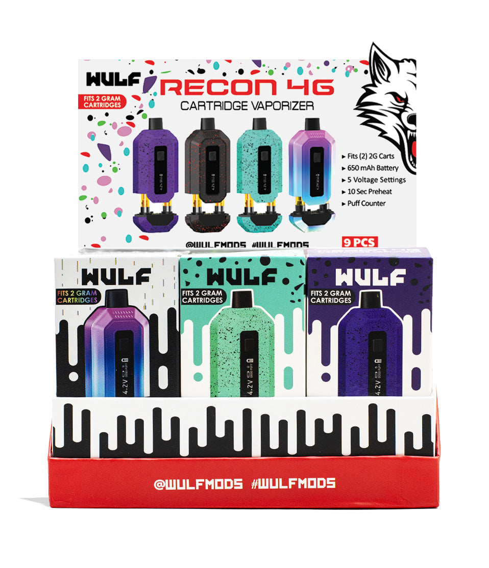 Wulf Mods Recon 4g Dual 510 Thread Battery 9pk