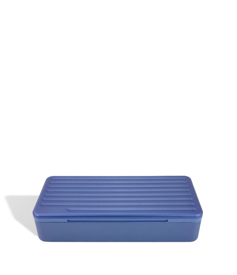 Sapphire Puffco Pivot Travel Case front view on white background