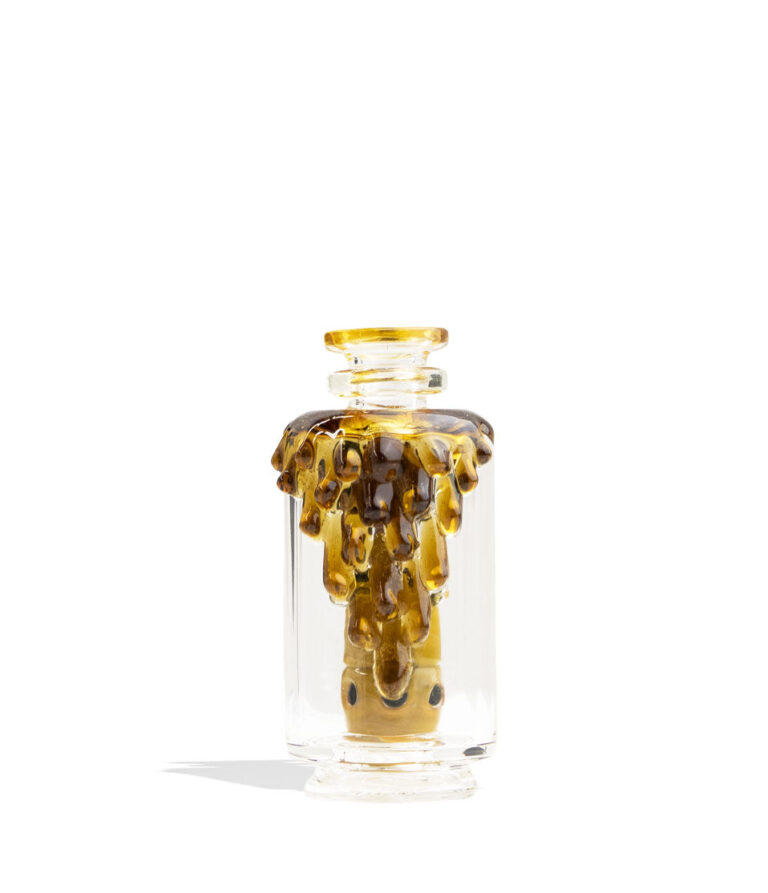 Empire Glassworks Custom Peak Top Save the Bees Front View on White Background