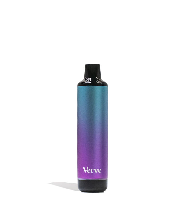 Blue-Purple Yocan Verve 510 Thread Battery Front View on White Background