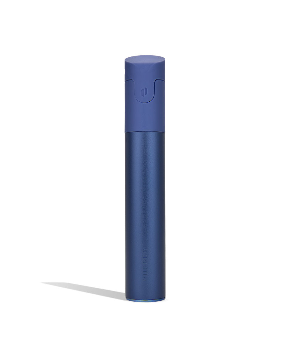 Sapphire Puffco Pivot Mobile Vaporizer back view on white background