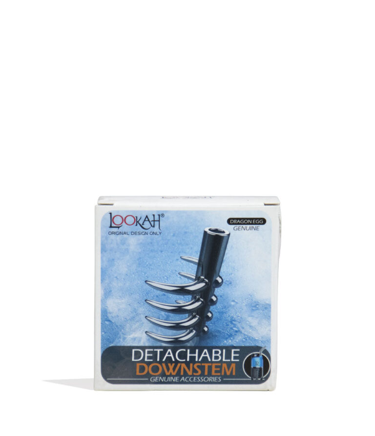 Lookah Dragon Egg Detachable Replacement Downstem Packaging Front View on White Background