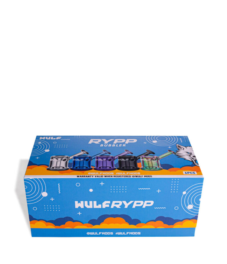 Wulf Mods Rypp Bubbler 6pk Closed View on White Background