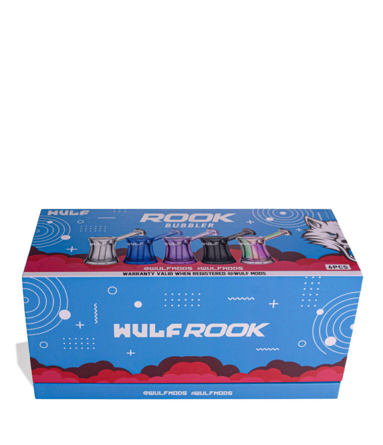 Wulf Mods Rook Bubbler 6pk Closed View on White Background