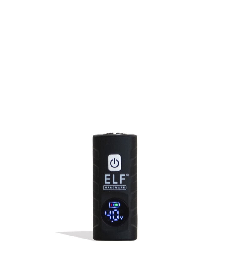 Black Elf Hardware Deltaic Variable Voltage Battery 15pk Front View on White Background