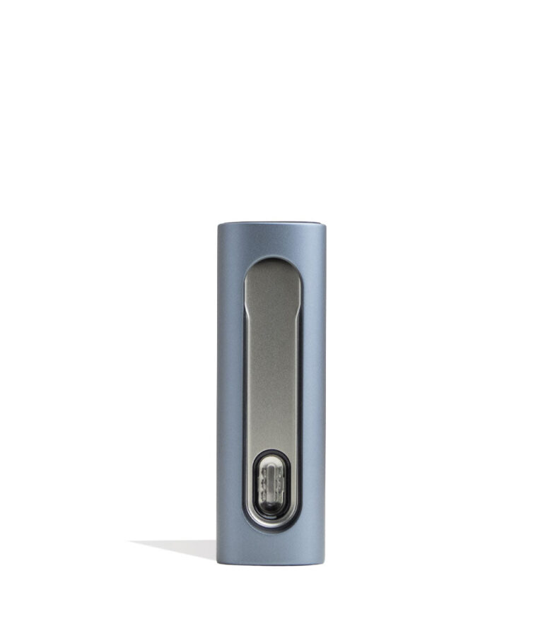 PAX Flow Dry Herb Vaporizer Cloud Blue Back Open View on White Background