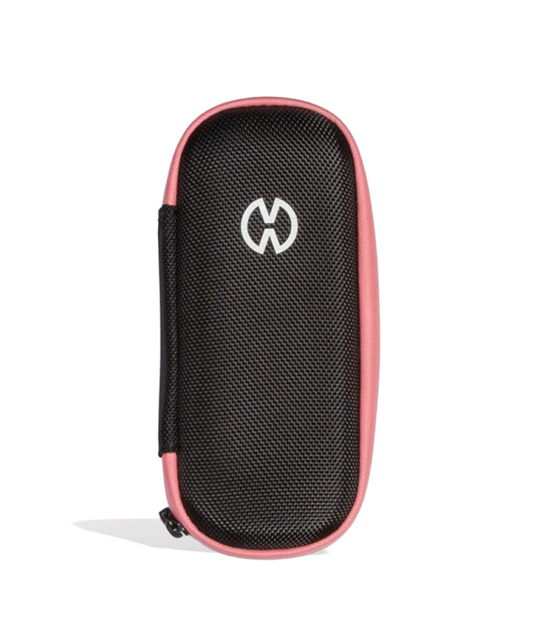 Charming Pink Alluring Black Storz & Bickel Veazy Travel Case Front View on White Background