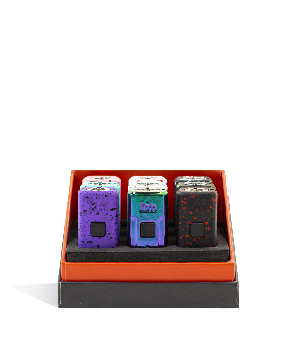 Front opened Wulf Mods Kodo 510 Thread Battery 9pk on white background