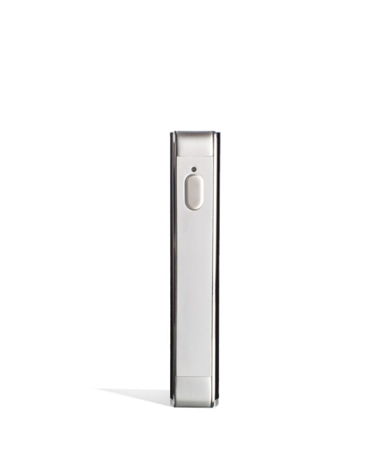 Front black Exxus Vape Snap VV 510 Thread Battery on white studio background