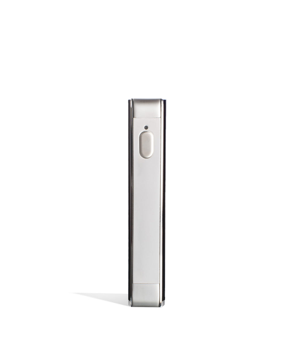 Front black Exxus Vape Snap VV 510 Thread Battery on white studio background