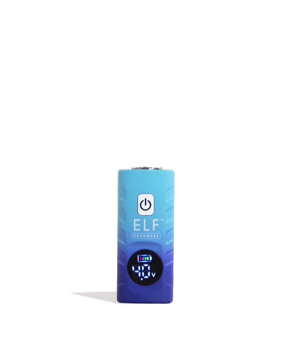 Blue-Purple Elf Hardware Deltaic Variable Voltage Battery 15pk Front View on White Background