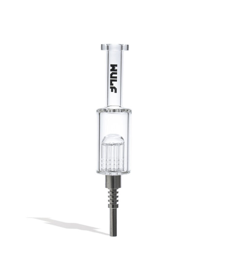 Clear Wulf Mods Timber Water Filtered Nectar Collector Front View on White Background