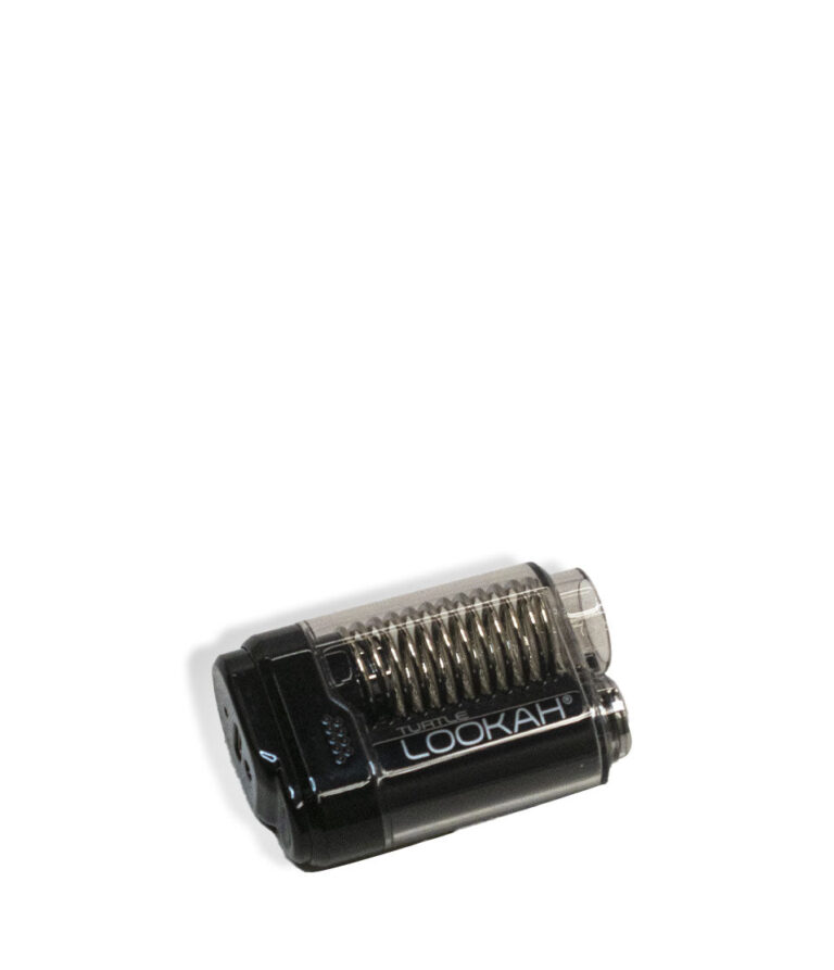 Black Lookah Turtle 2g 510 Thread Battery Down  View on White Background