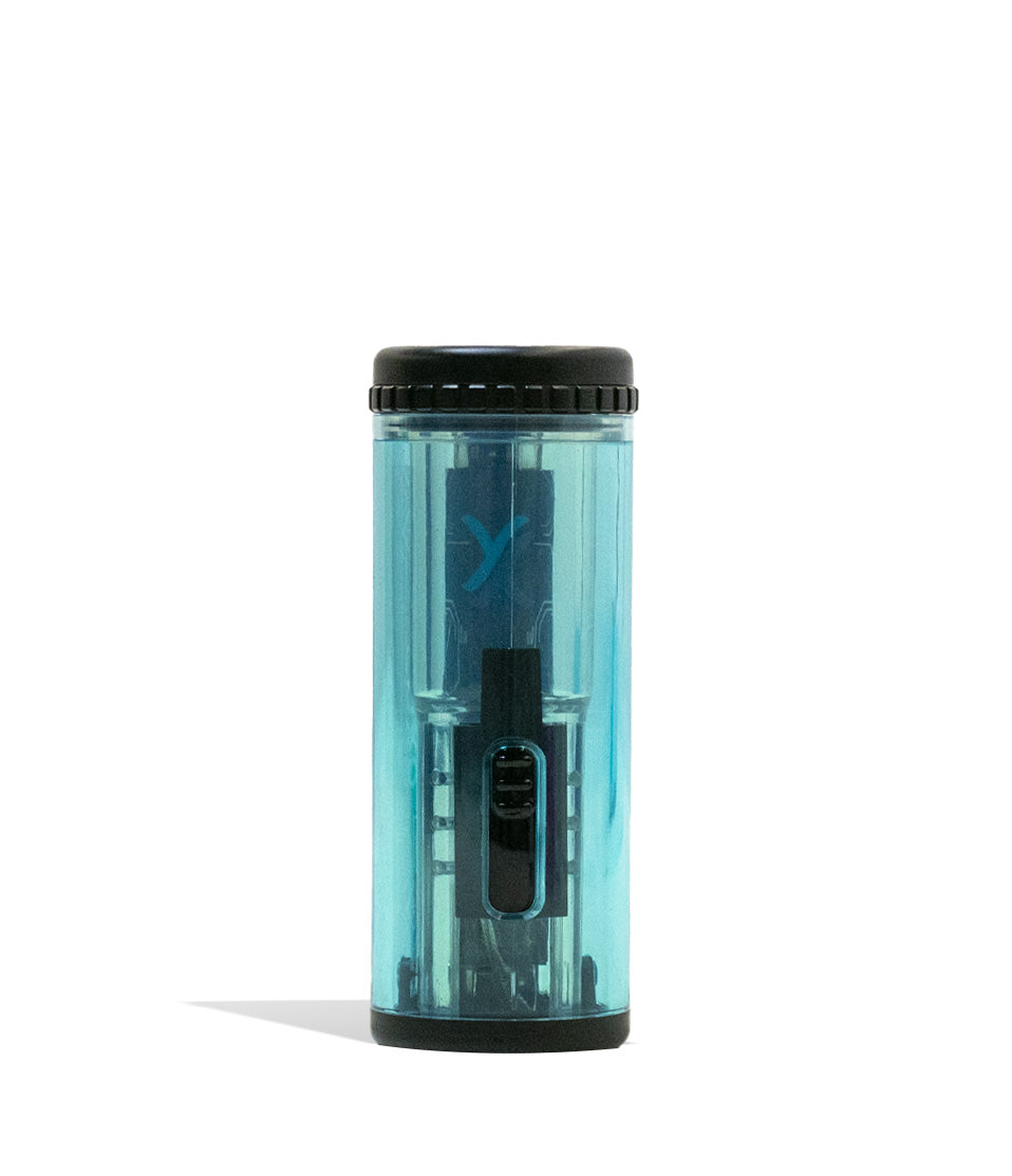 Blue Exxus Vape Adapt 510 Thread Battery Back View on White Background
